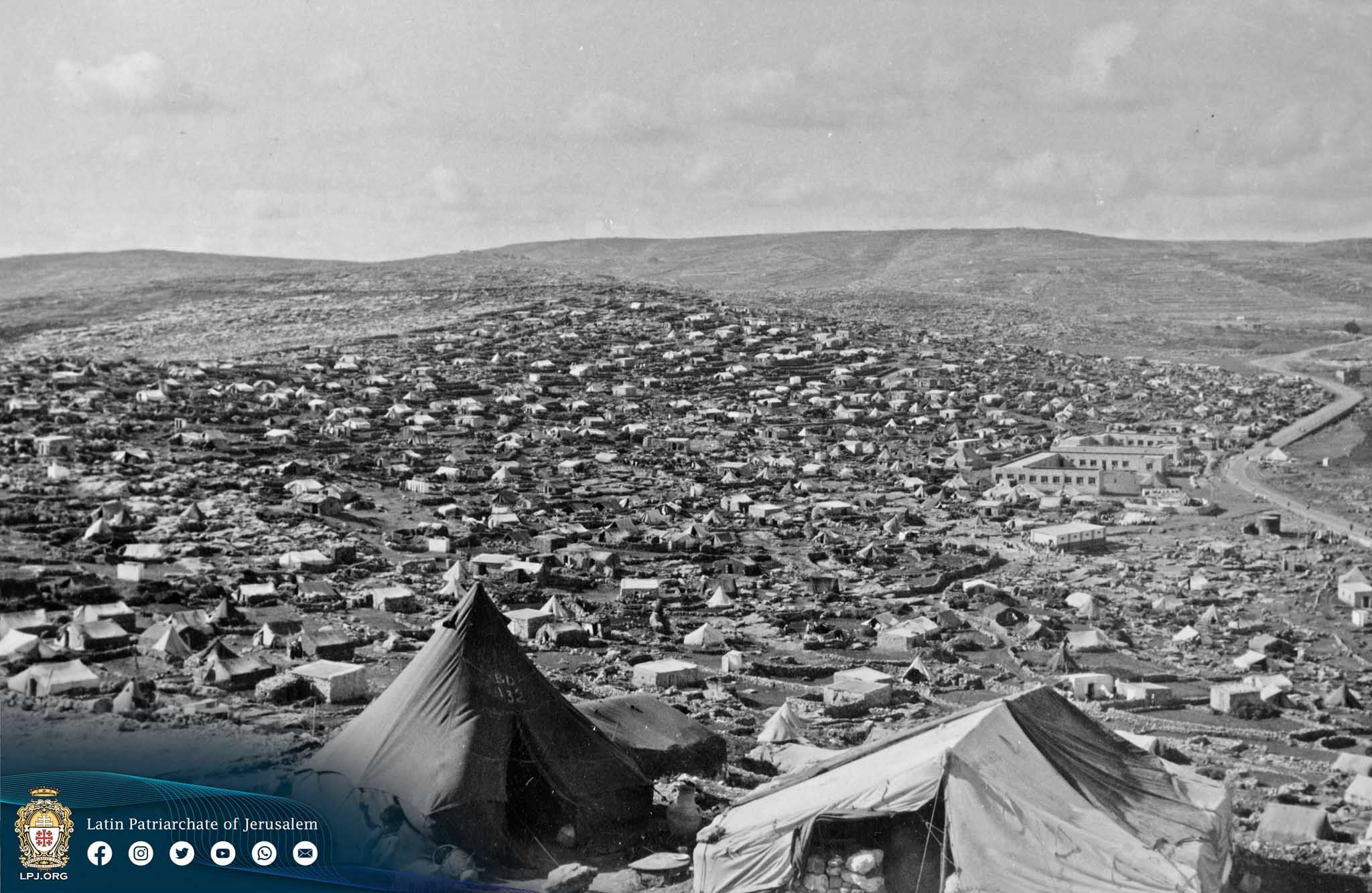 Refugee camps near Bethlehem, 1948-1949