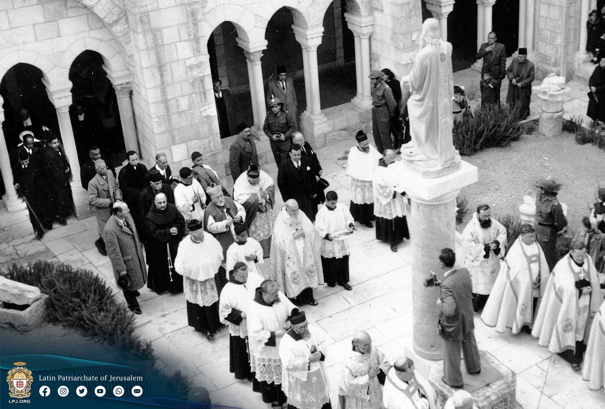 In the courtyard of Saint Catherine's