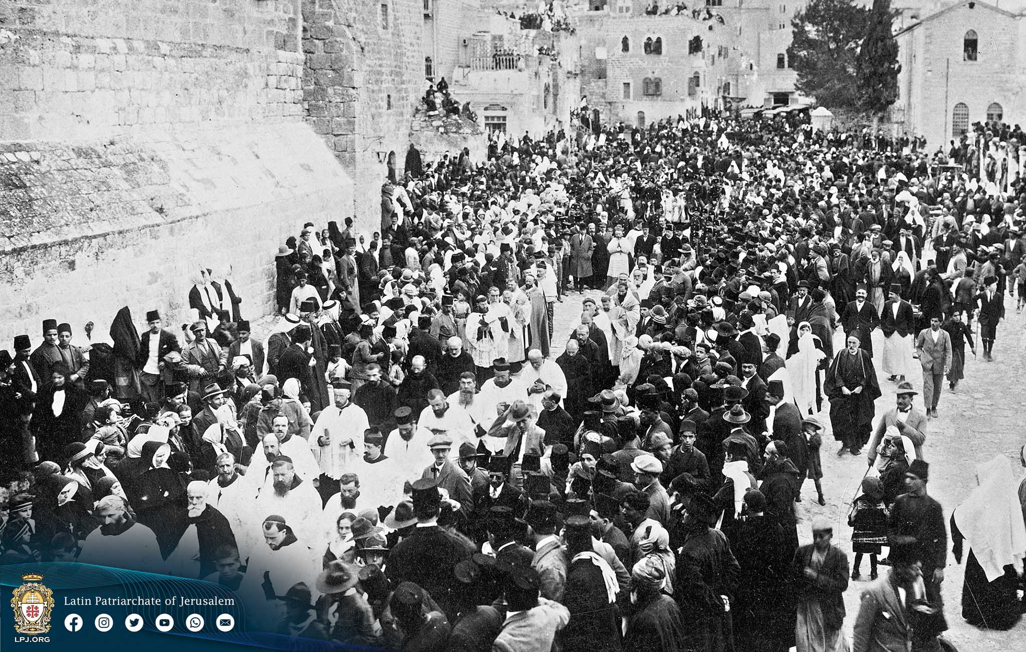 Patriarch Gori in Bethlehem