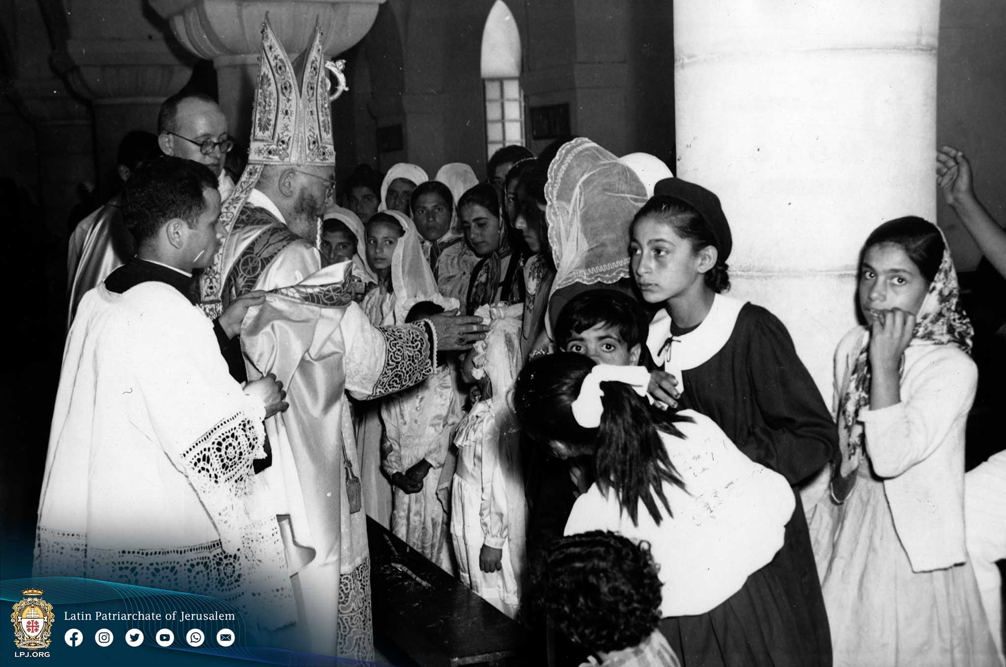 First communions and confirmations by Patriarch Gori