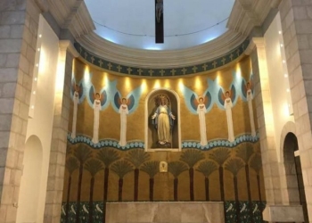 رعية اللاتين في الحُصن - كنيسة الحبل بلا دنس