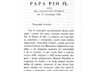 Pie IX 14 1865 [It]