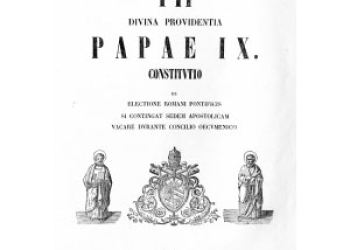 Pie IX - Constitution 1869 [La]