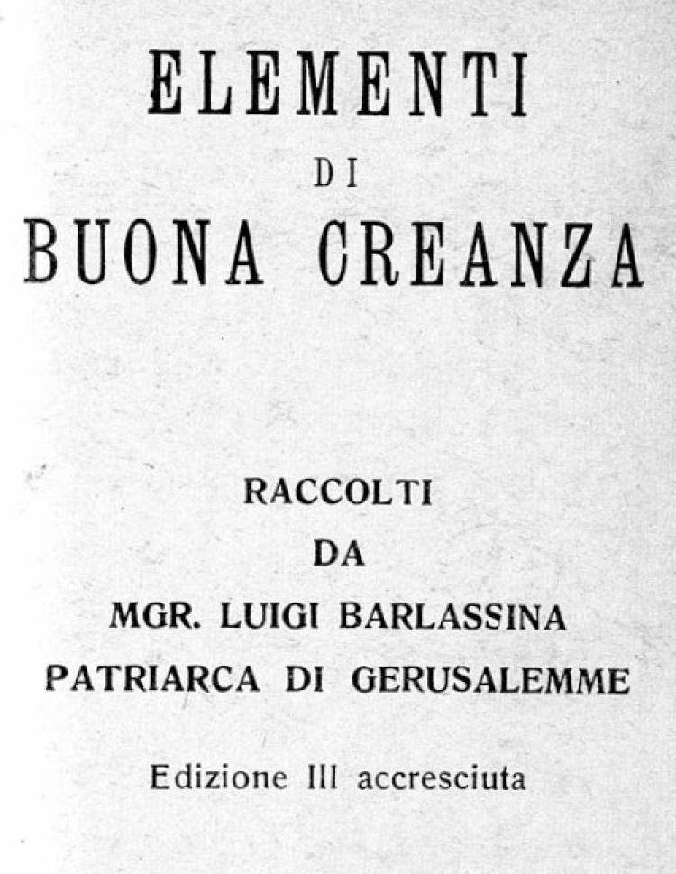 Barlassina - Elementi Creanza [It]