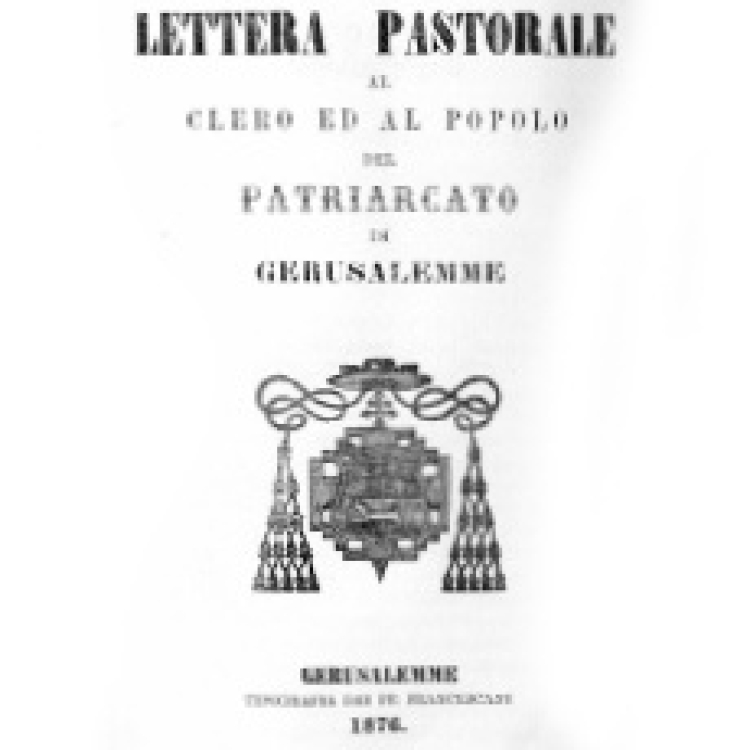 Lettre pastorale au clergé et au peuple Mgr. Bracco 1876 [It]