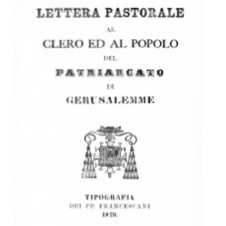 Lettre pastorale au clergé et au peuple Mgr. Bracco 1879 [It]