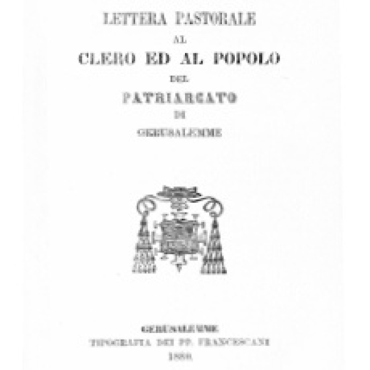 Lettre pastorale au clergé et au peuple Mgr. Bracco 1880 [It]