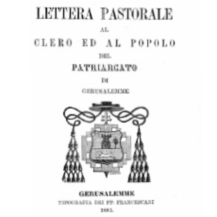 Lettre pastorale au clergé et au peuple Mgr. Bracco 1883 [It]