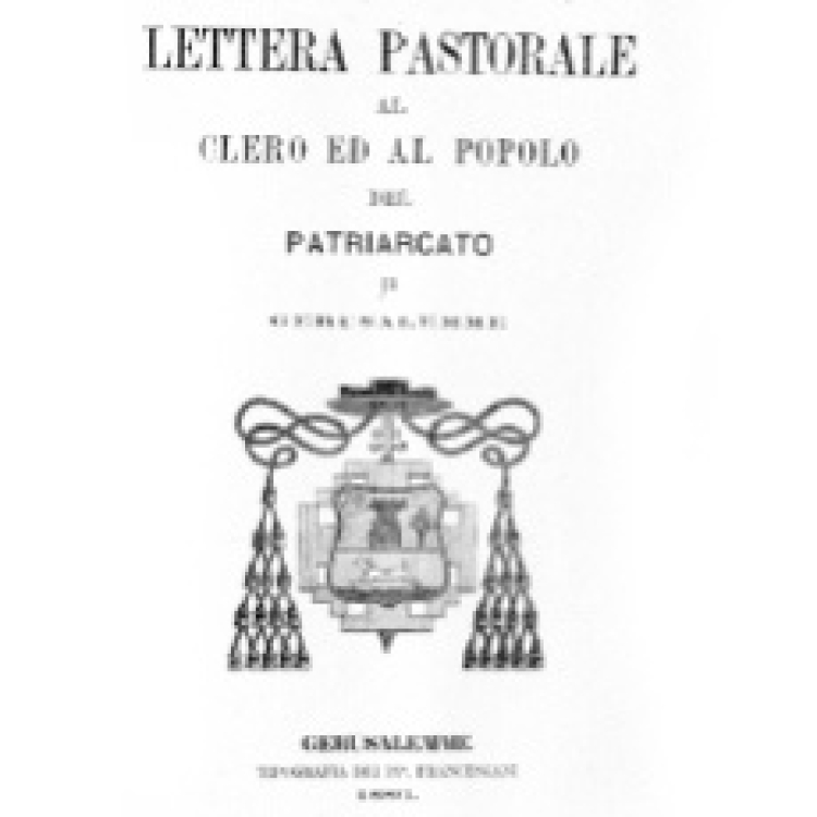 Lettre pastorale au clergé et au peuple Mgr. Bracco 1886 [It]