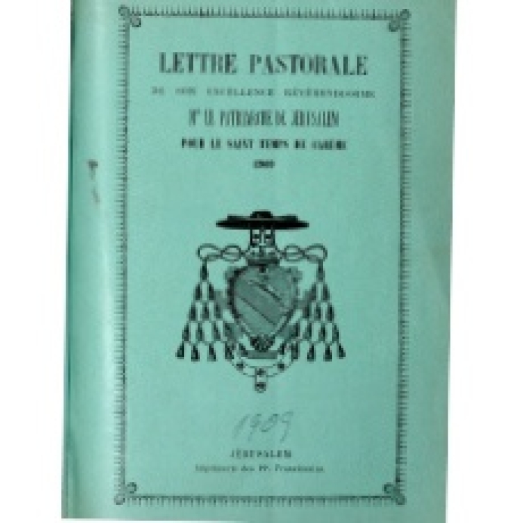 Camassei - Lettre 1909 [Fr]