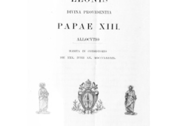 Leon - XIII Allocutio 1899 [La]