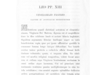 Leon XIII - BMV Adiutricem Populi Christiani 1895 [La]