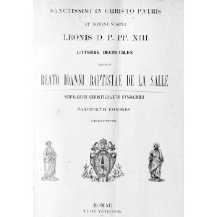 Leon XIII - De la Salle 1900 [La]