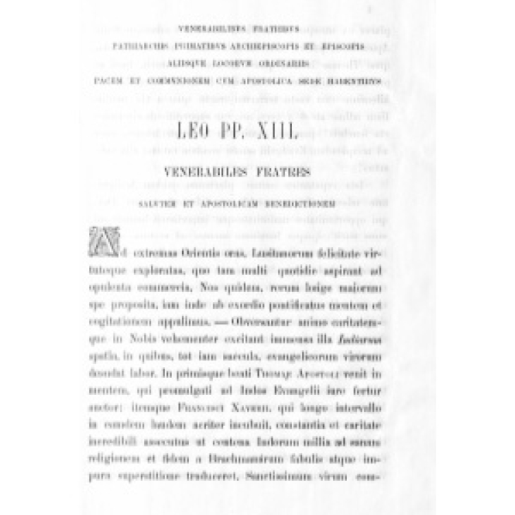 Leon XIII - Missionraios 1893 [La]