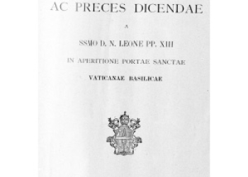 Leon XIII - Portae Sanctae 1899 [La]
