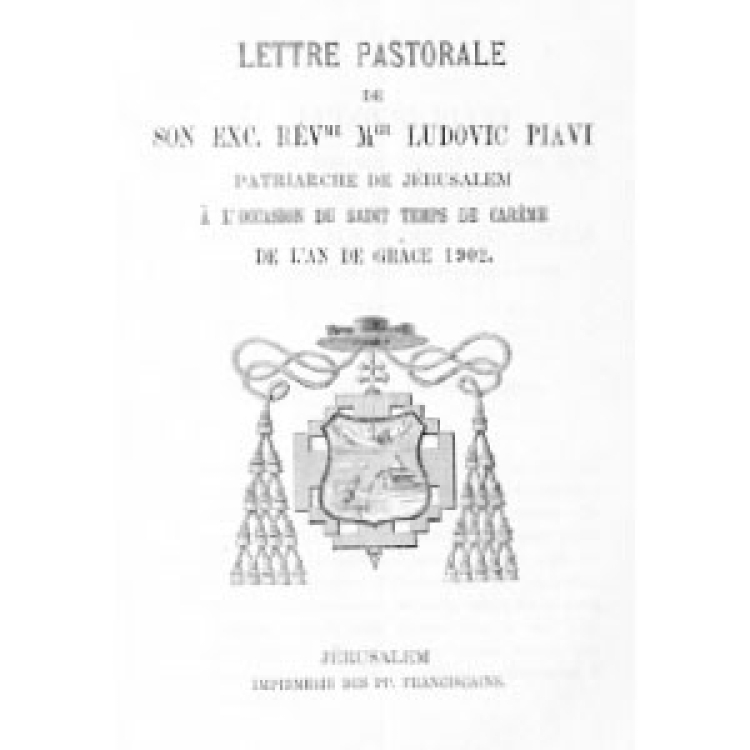 Piavi - Lettre Pastorale 1902 [Ar][Fr]