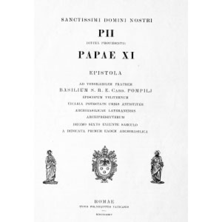 Pius XI 02 1924 [La]