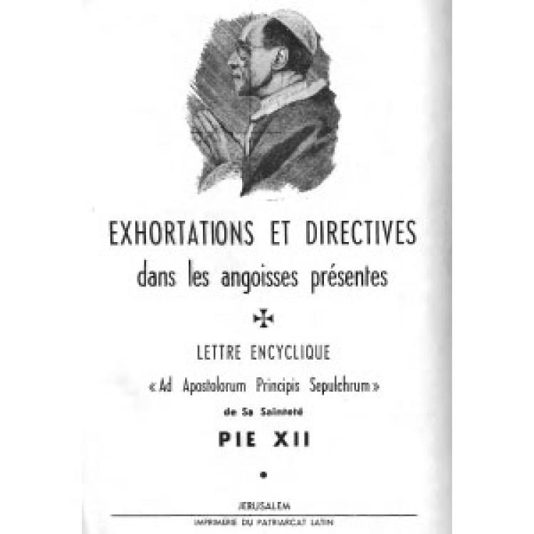 Pie XII-Lettre Encyclique 1958 [Fr][Ar]