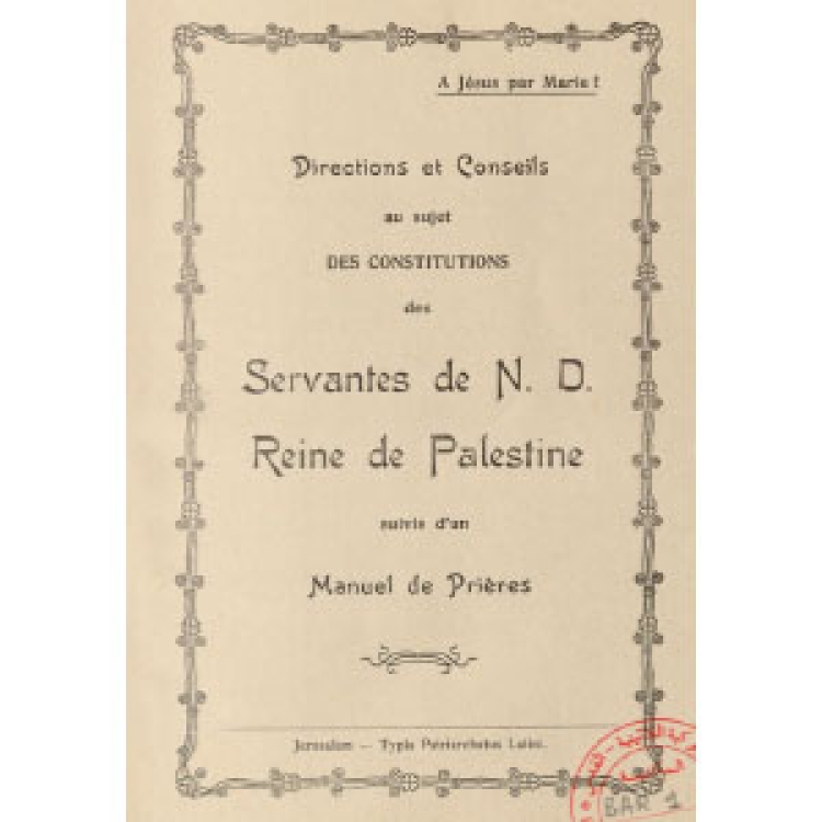 Barlassina - Servantes-Rafat 1929 [Fr]