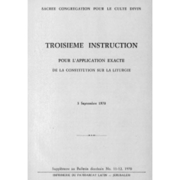 Bugnini - Liturgie-Instruction [Fr]