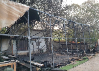Burning Of Tent Used For Worship In Rehovot
