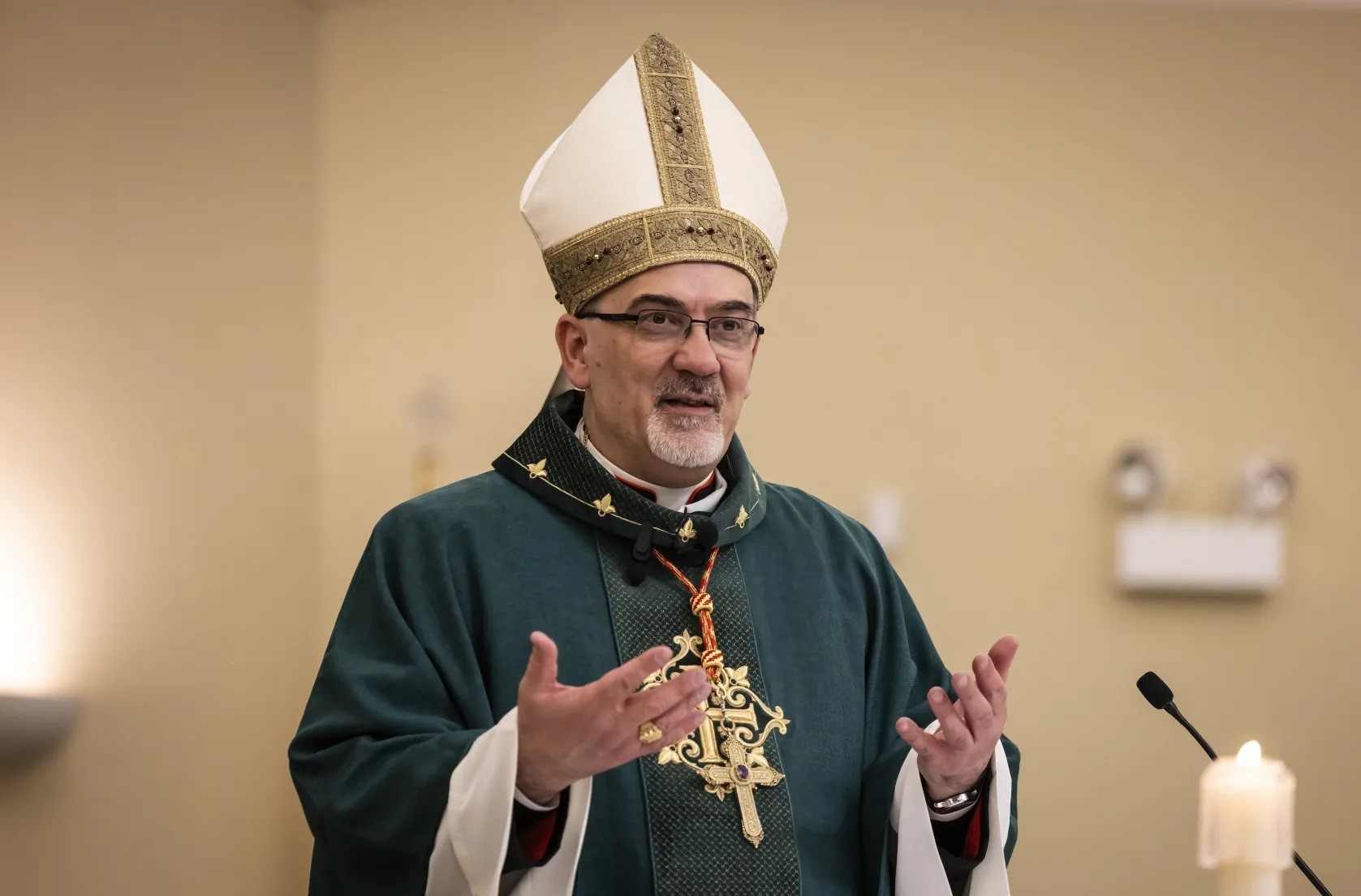 El Cardenal Pierbattista Pizzaballa En Chicago