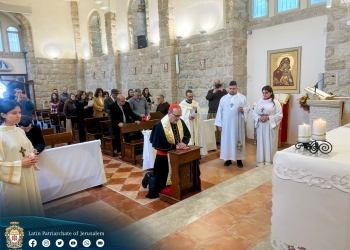 الزيارة الرعوية لغبطة الكاردينال الى عين عريك