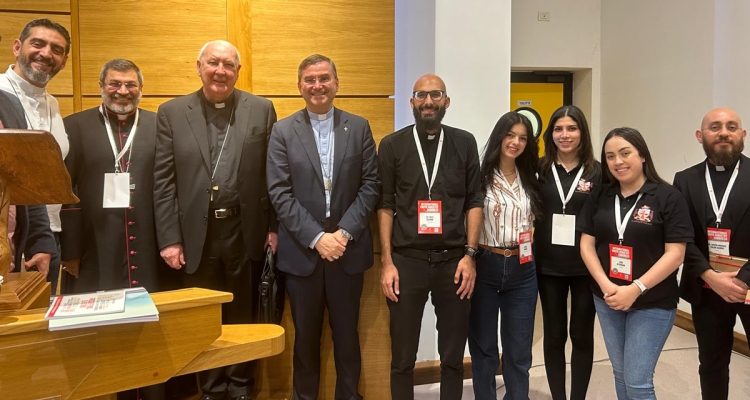 Les jeunes de Terre Sainte participent à un congrès international à Rome