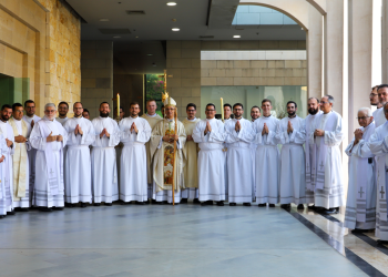 Tre lettori e cinque accoliti del Seminario Redemptoris Mater