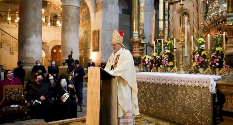 Homily of Patriarch Pierbattista Pizzaballa for his first Pontifical Mass at Holy Sepulchre 2020
