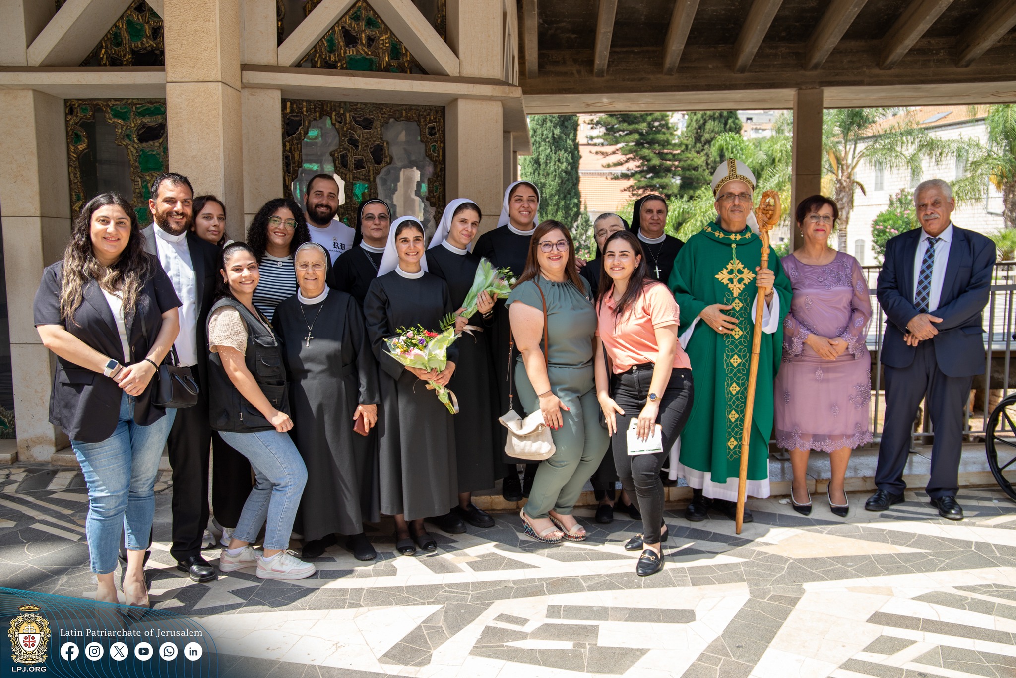 The Church of the Holy Land Celebrates Three New Novices for the Rosary Sisters