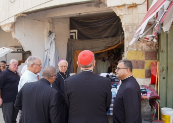 زيارة تضامنية إلى رعية جنين