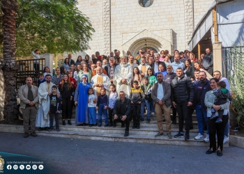 زيارة غبطة الكاردينال إلى غزة في عيد الميلاد 2024