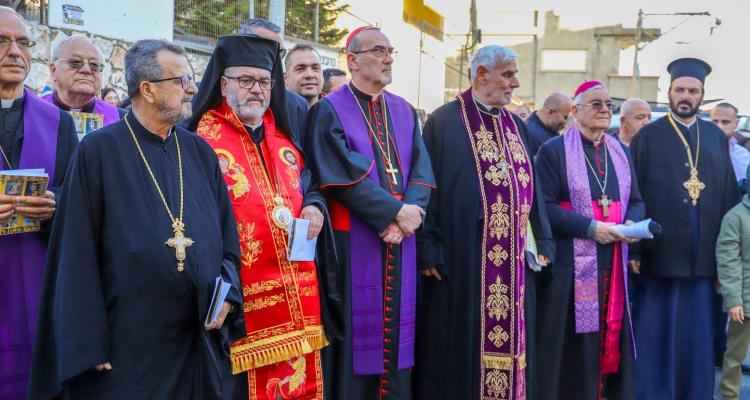The Way of the Cross Procession Unites the Churches of Yafa of Nazareth in a Powerful Witness of Faith