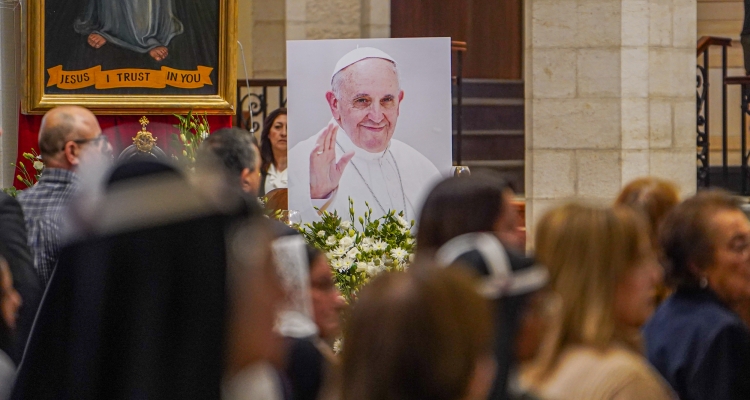 Bethlehem Churches Unite in Prayer for the Soul of His Holiness Pope Francis