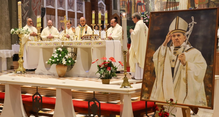 Nazareth Churches Unite in Prayer for Pope Francis