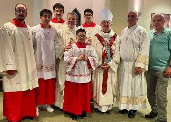 Mgr Shomali donne une conférence aux prêtres du Wisconsin