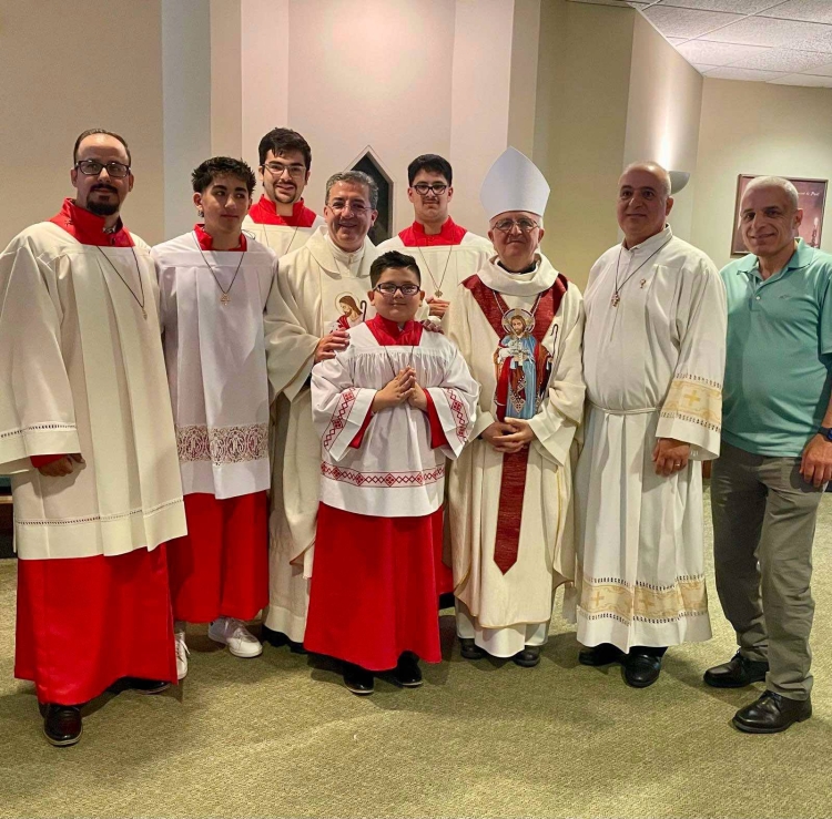 Msgr. William Shomali Gives Lecture at Priests’ Spiritual Retreat in Wisconsin