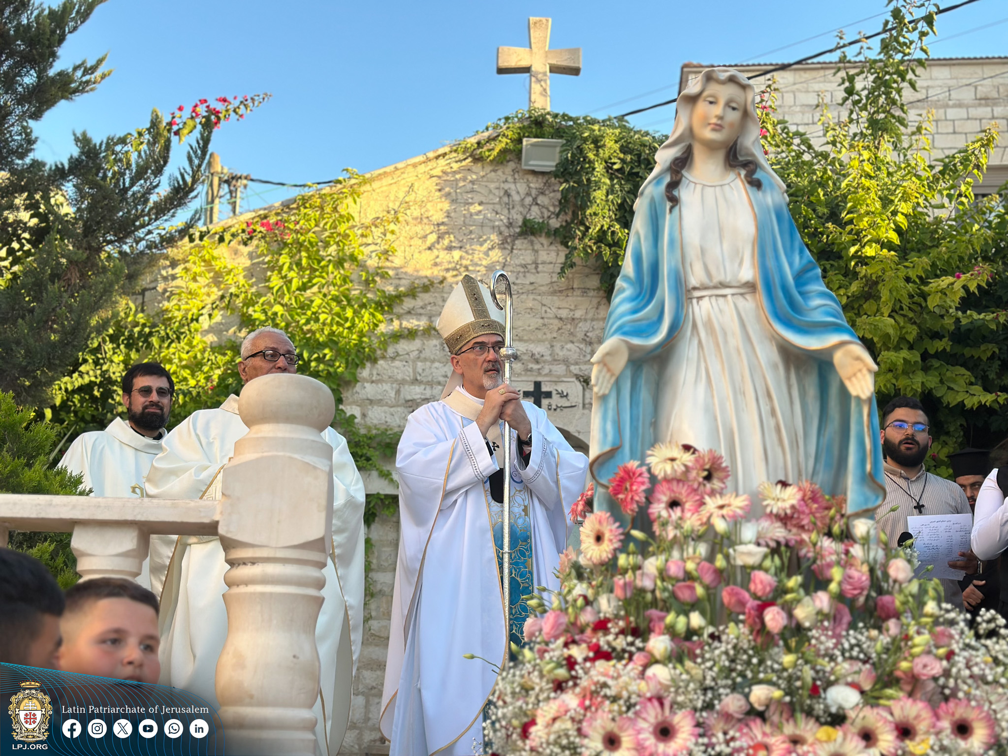 الكاردينال يترأس احتفالات رعية الزبابدة بعيد شفيعتها