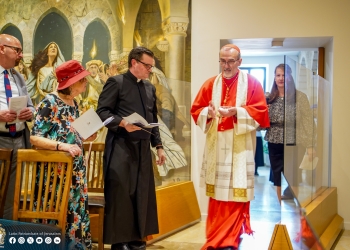 افتتاح قاعة العنصرة في نوتردام القدس