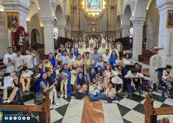 الذكرى العشرين على تأسيس بيت الطفل الإلهي في كنيسة القديسة كاترينا - بيت لحم