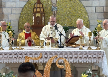 Le cardinal Pizzaballa a présidé les célébrations jubilaires dans la paroisse de Birzeit