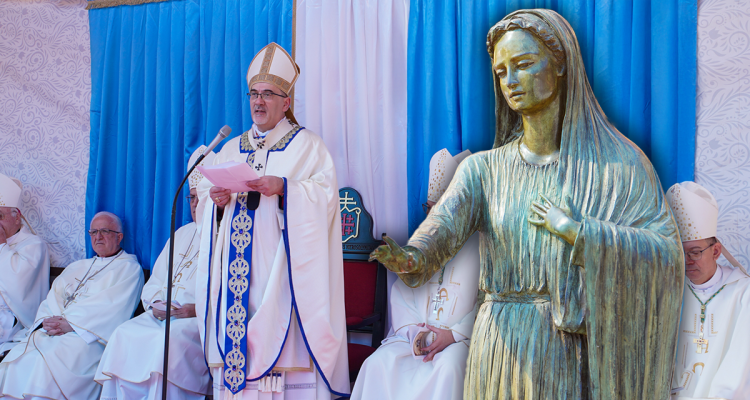 Homily Solemnity Queen of Palestine 2025