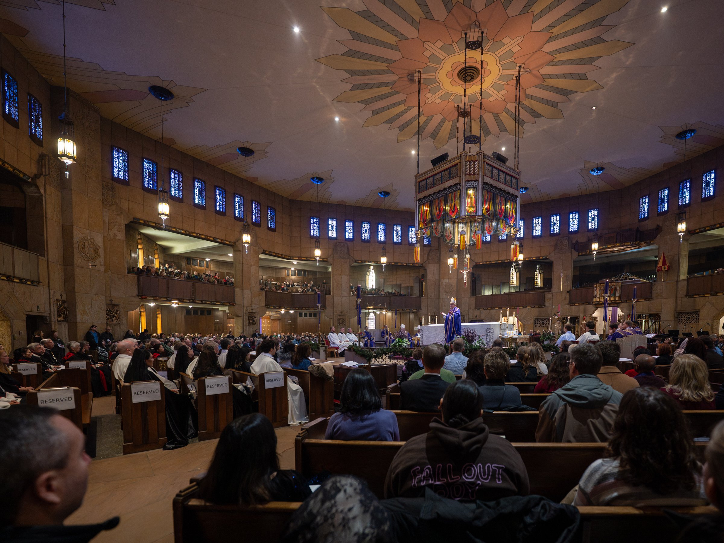 غبطة الكاردينال بييرباتيستا يحمل شعب الأرض المقدسة الى ولاية ميشيغان