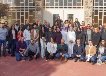 Il personale del Patriarcato Latino partecipa a un ritiro spirituale in vista del Natale