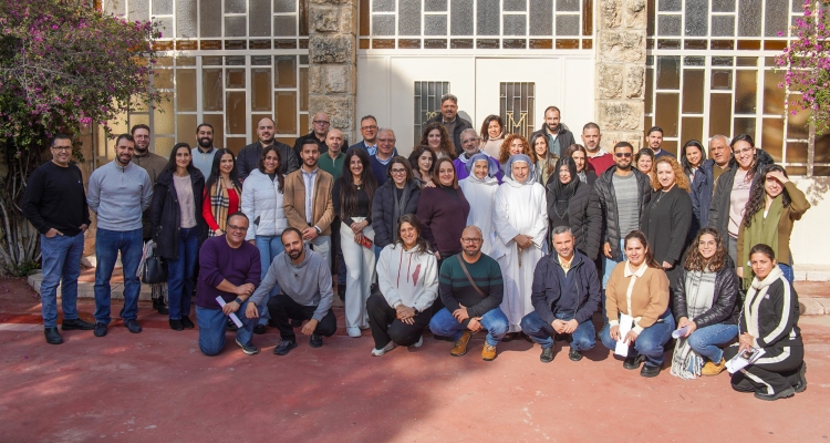 Il personale del Patriarcato Latino partecipa a un ritiro spirituale in vista del Natale