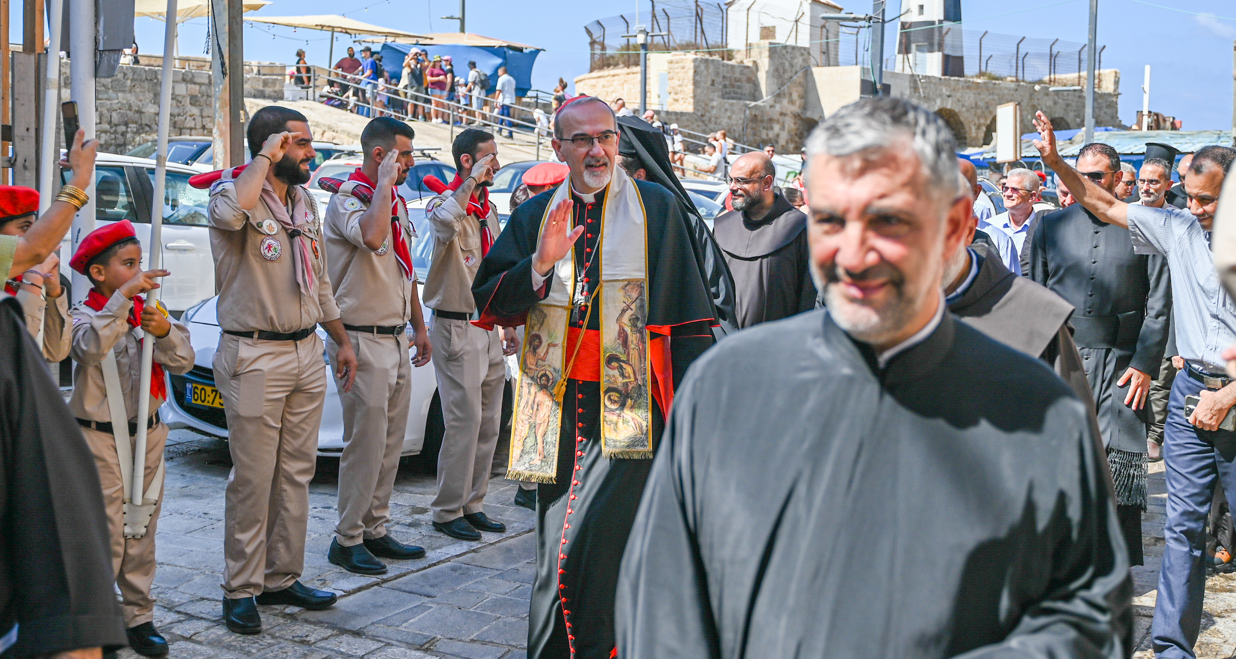 Cardinal Pizzaballa Makes His First Pastoral Visit to Acre